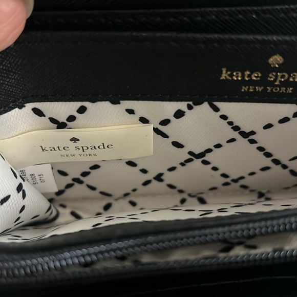 Kate Spade Elegant Black Zip Wallet - Picture 8 of 12